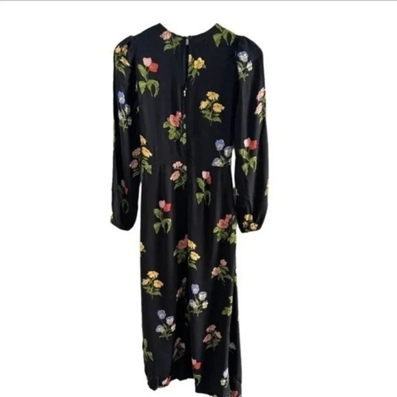 Reformation Reza Midi Dress in Night Bloom B182 - Picture 3 of 5